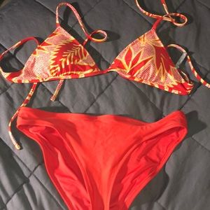 Adorable Aerie red bikini